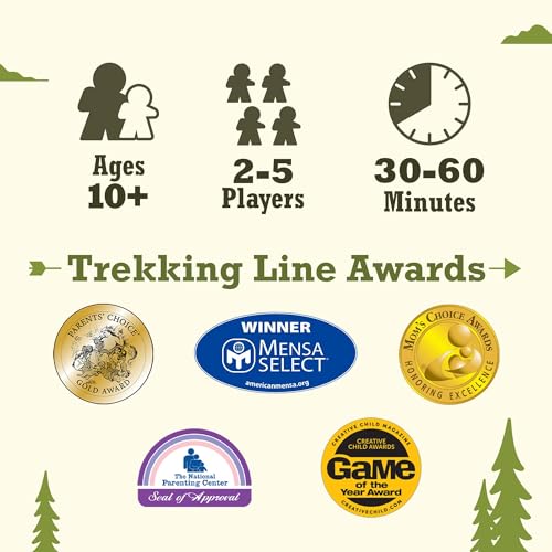 Trekking National Parks Family Board Game for Ages 10+