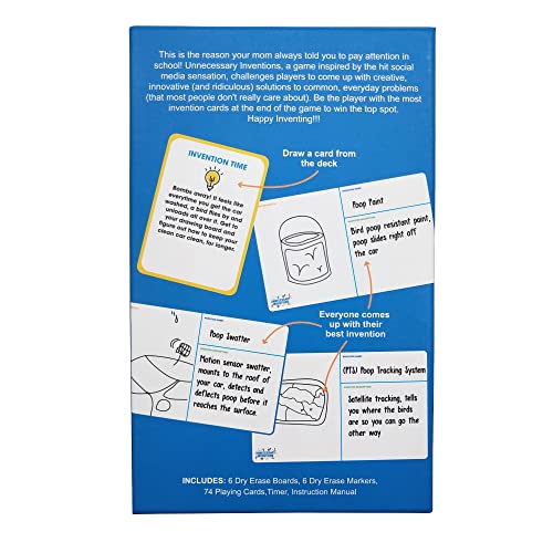 Funderdome Unnecessary Inventions Game for Homeschool, Ages 12+