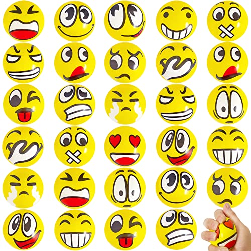 30 Funny Face Stress Balls for Kids' Education