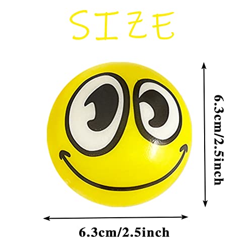 30 Funny Face Stress Balls for Kids' Education