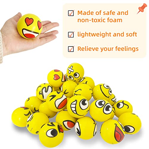 30 Funny Face Stress Balls for Kids' Education