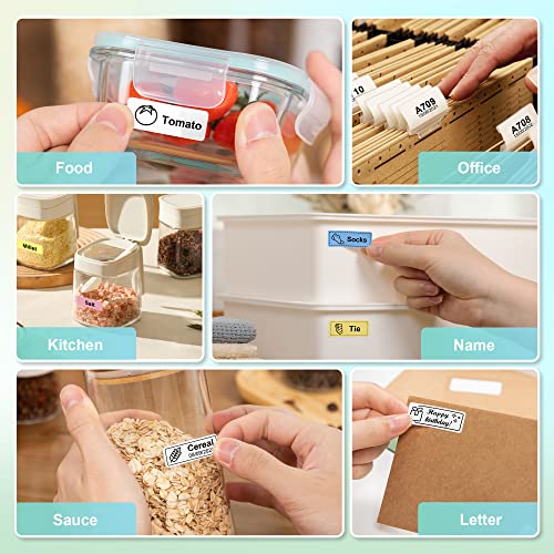 Portable Bluetooth Label Maker with Multiple Templates