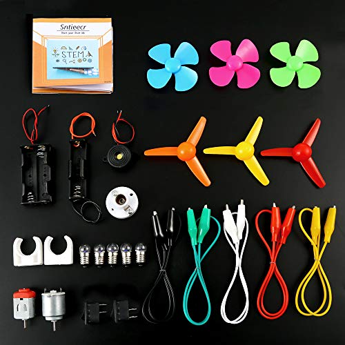 Sntieecr Electric Circuit Motor Kit for Kids Home Learning