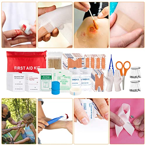 250Pcs Survival Gear Kit with Molle Bag for Homeschoolers