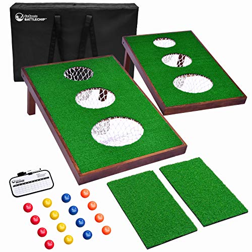 GoSports BattleChip Golf Game - Targets, Balls, Mats, Scorecard