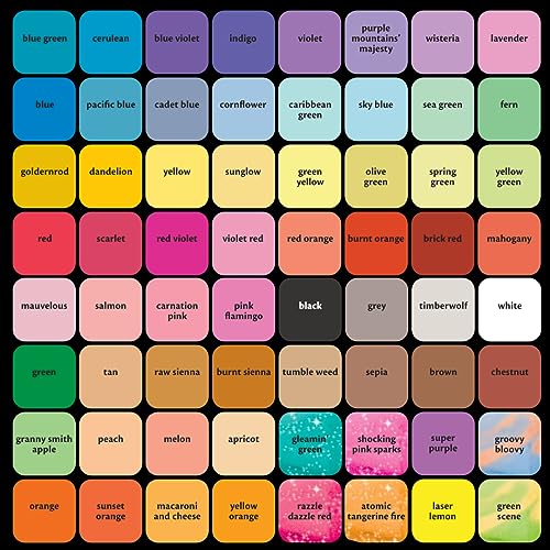 Crayola Ultimate Washable Chalk Collection (64ct) for Homeschool