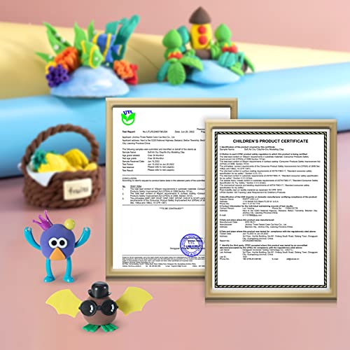 42-Color Air Dry Clay Kit, Sculpting Tools & Tutorial Cards