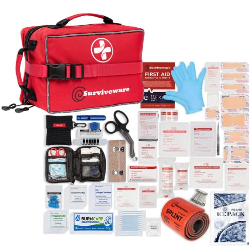 Surviveware Premium First Aid Kit for Homeschooling Emergencies