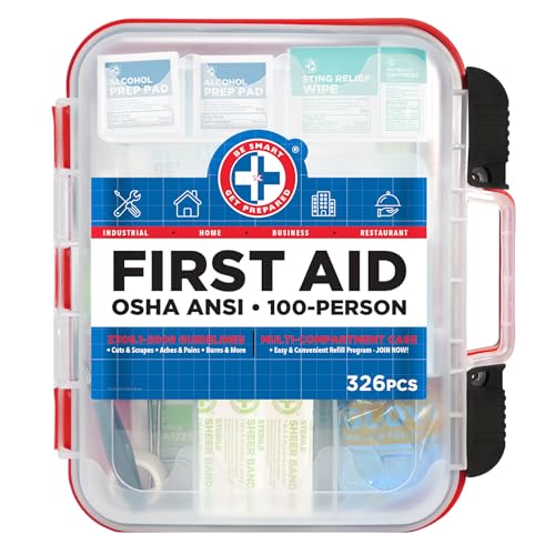 326 Piece First Aid Kit in Red Case - Homeschool Survival