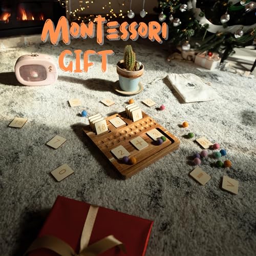 Wooden Montessori Math Board Toy for Homeschool Kids