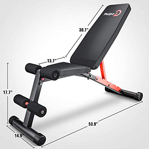 Adjustable Weight Bench for Full Body Exercise, Home Gym