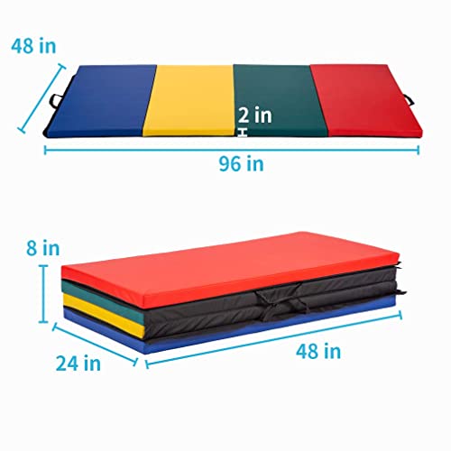 2" Thick Gymnastics Mat for Home Fitness Training