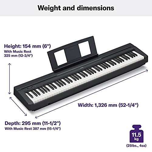 Yamaha P45 Digital Piano for Homeschool Education