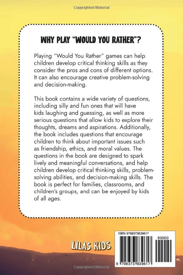 Kid's Decision-Making Skills Enhanced with 300 Fun Scenarios