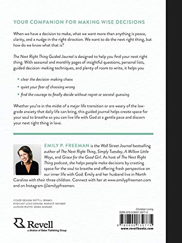 Guided Journal for Decision-Making: The Next Right Thing