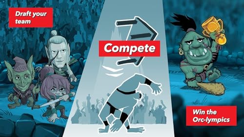 Orc-lympics Card Game: Fun Brain Game for All Ages