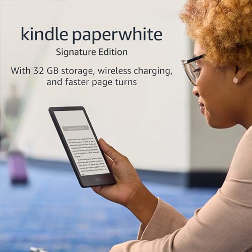 Kindle Paperwhite Signature Edition - 32GB, No Ads