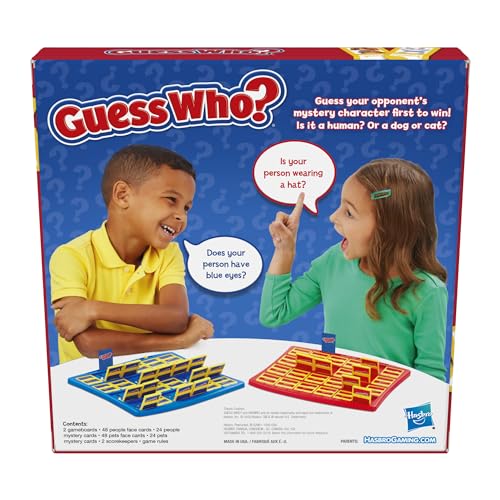 Guess Who? Board Game for Kids and Pets