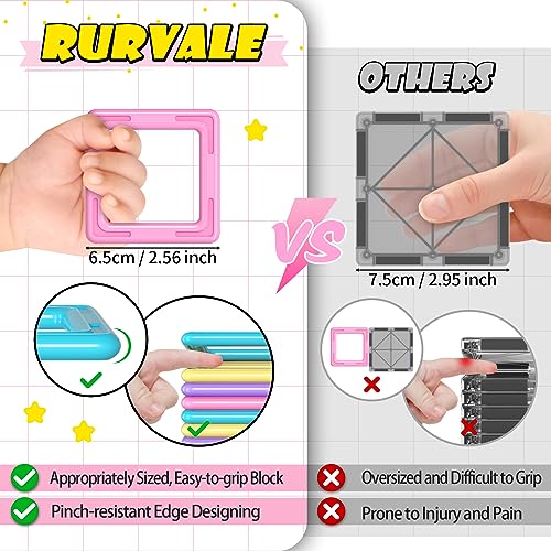 44Pcs Magnetic Building Blocks Set for Girls 3-7