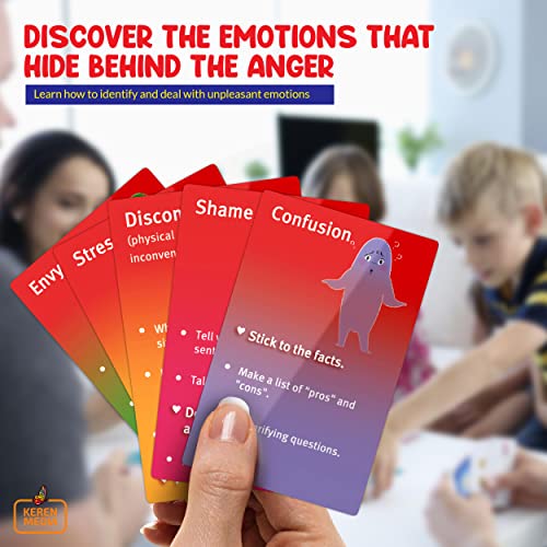 Anger Management Card Game for Family and Therapy