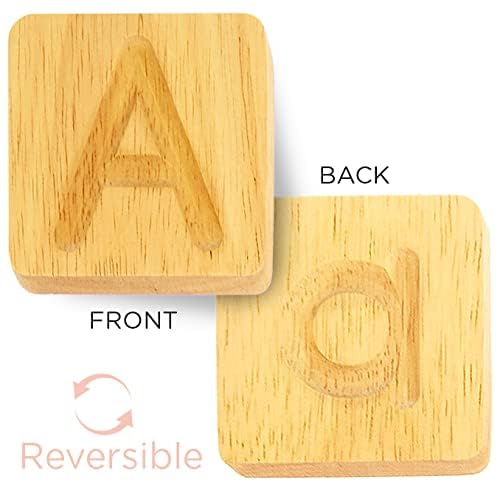 Montessori Wooden Alphabet Tracing Boards for Preschoolers