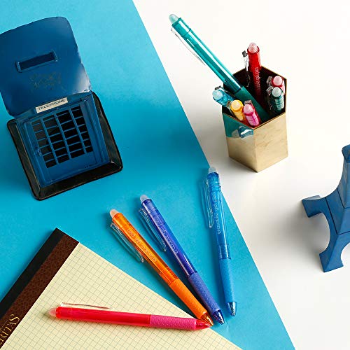 Vanstek 15-Color Retractable Erasable Gel Pens Clicker