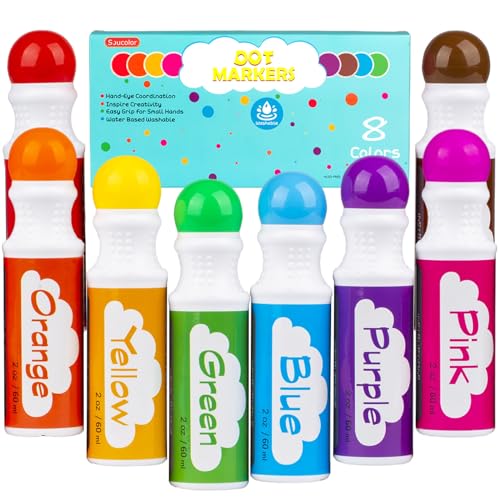 Toddlers Dot Marker Art Kit, Washable Bingo Daubers