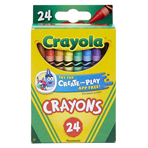 Crayola 24 Color Crayons Pack - Set of 4