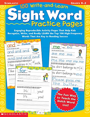Engaging Sight Word Practice Pages for Homeschoolers