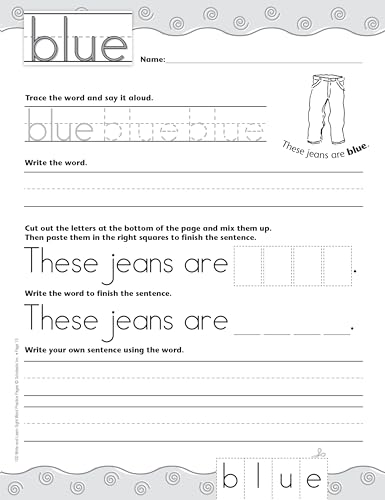 Engaging Sight Word Practice Pages for Homeschoolers