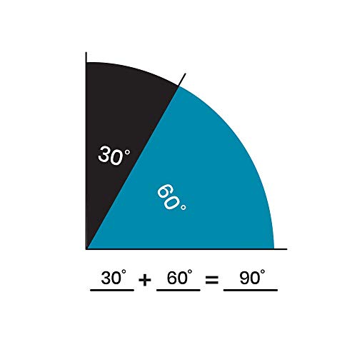 Rainbow Angle Circles Geometry Manipulatives for Homeschool Math