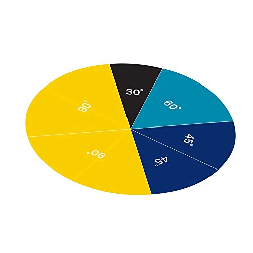 Rainbow Angle Circles Geometry Manipulatives for Homeschool Math