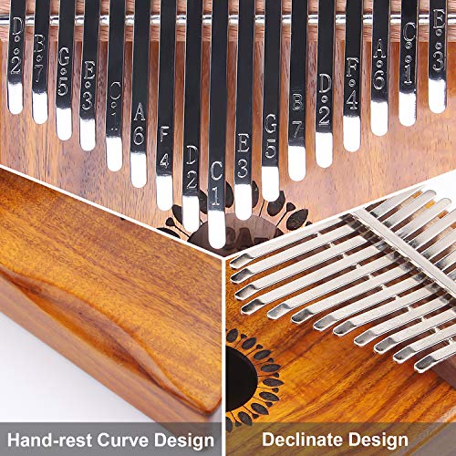 Portable Kalimba Thumb Piano 17 Keys for Kids & Adults