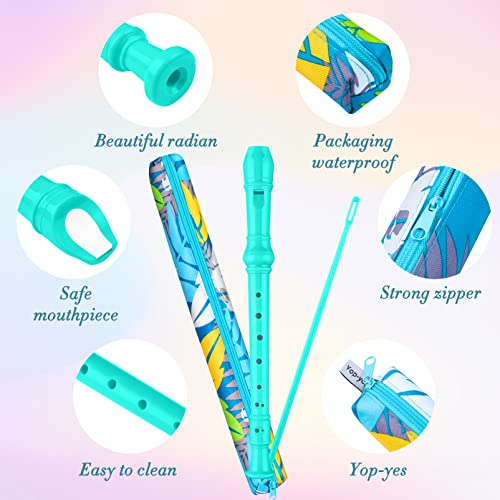 Kids Descant Soprano Recorder with Cleaning Rod and Case