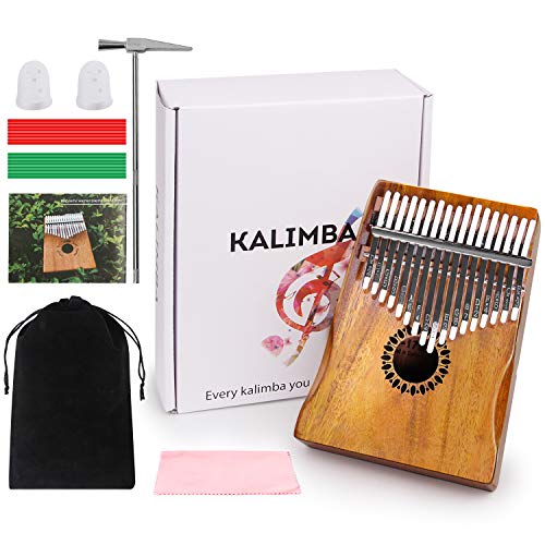 Portable Kalimba Thumb Piano 17 Keys for Kids & Adults