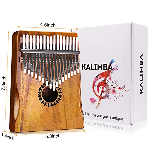 Portable Kalimba Thumb Piano 17 Keys for Kids & Adults