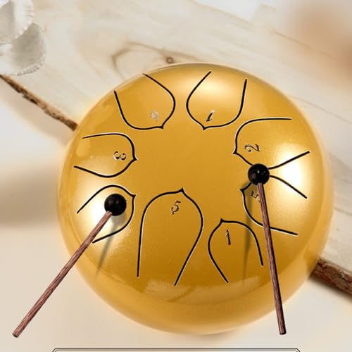 Outdoor Chakra Rain Drum - Steel Tongue Musical Chime