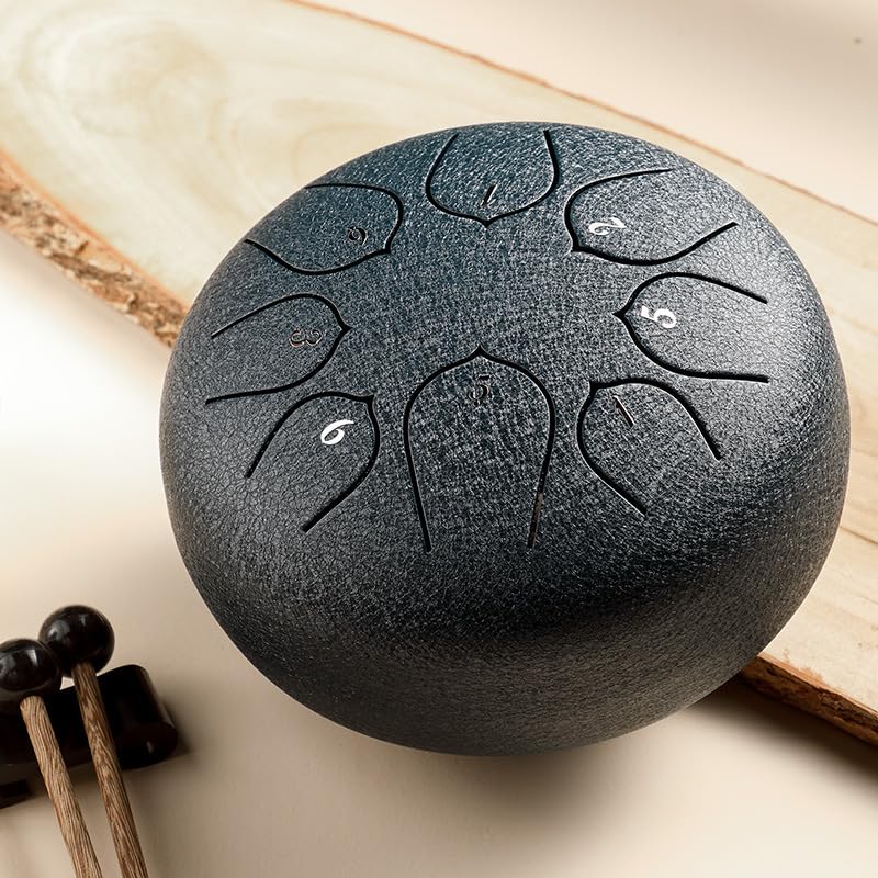 Outdoor Chakra Rain Drum - Steel Tongue Musical Chime