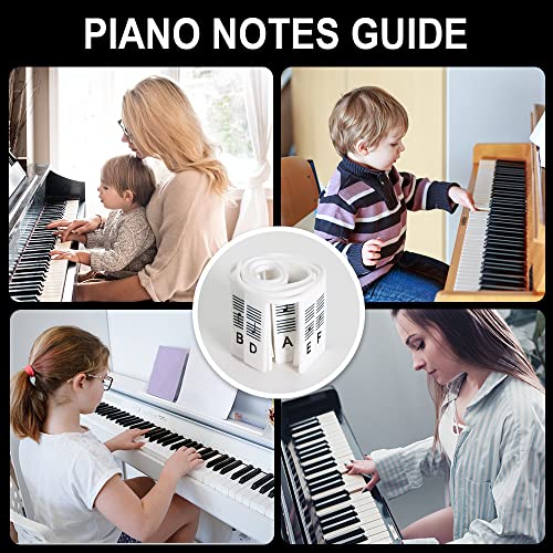 61 Key Piano Keyboard Note Labels for Homeschoolers