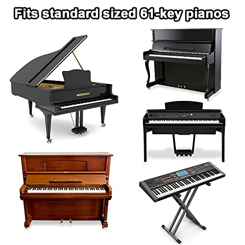 61 Key Piano Keyboard Note Labels for Homeschoolers