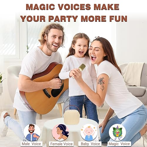 Kids Karaoke Machine with Wireless Microphone and Speaker
