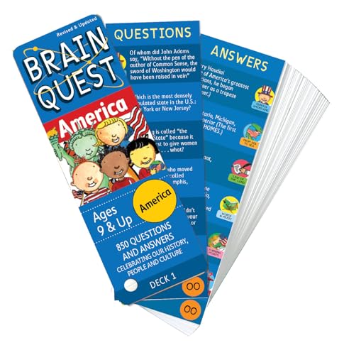 Brain Quest Smart Cards: 850 Questions on America