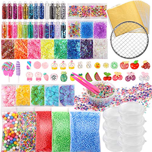 110pcs Slime Making Kit with Add Ins & Accessories