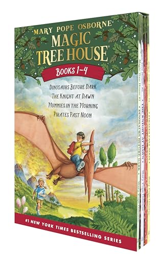 Magic Tree House Set: Books 1-4, Dinosaurs to Pirates
