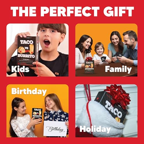 Taco vs Burrito Board Game for Kids 6+