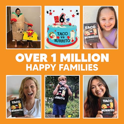 Taco vs Burrito Board Game for Kids 6+