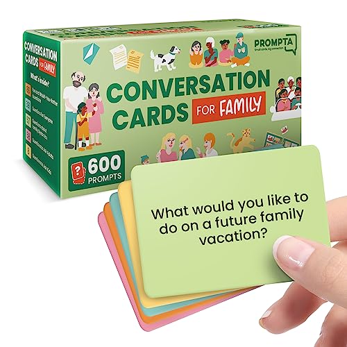 Prompta 600 Conversation Cards: Fun Family Road Trip Game