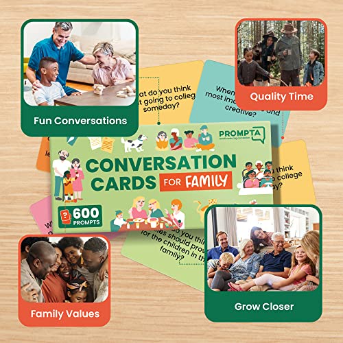 Prompta 600 Conversation Cards: Fun Family Road Trip Game