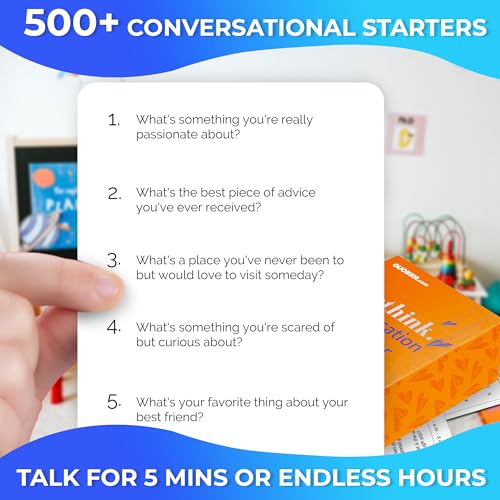 QUOKKA Rethink Conversation Cards- Fun Family Game Pack