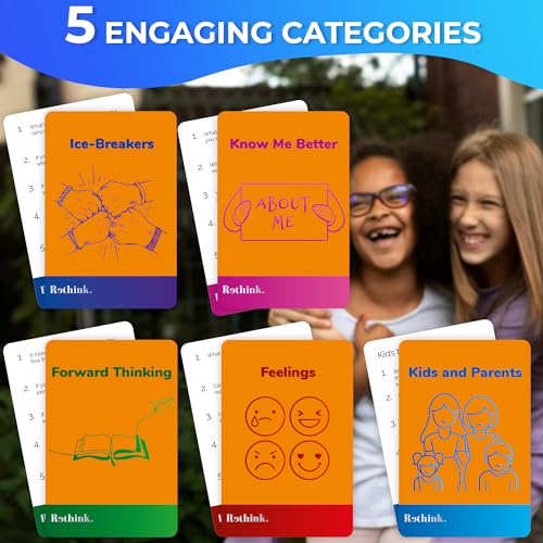 QUOKKA Rethink Conversation Cards- Fun Family Game Pack